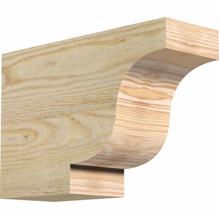 Ekena Millwork Newport Rough Sawn Rafter Tail, Douglas Fir, 4"W x 8"H x 12"L RFT04X08X12NEW00RDF